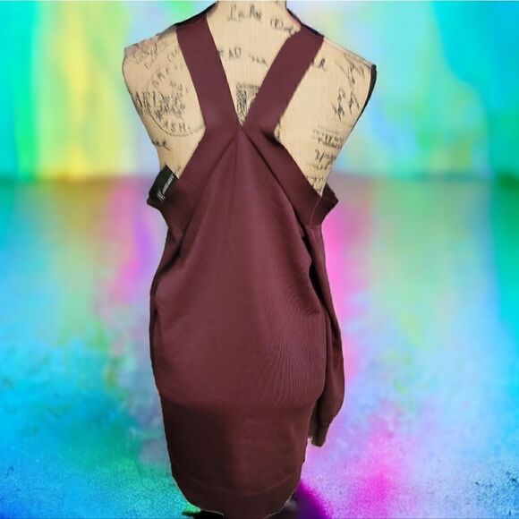 INC International Concepts Burgundy Cold Shoulder Tunic Size M NWT - Picture 3 of 7